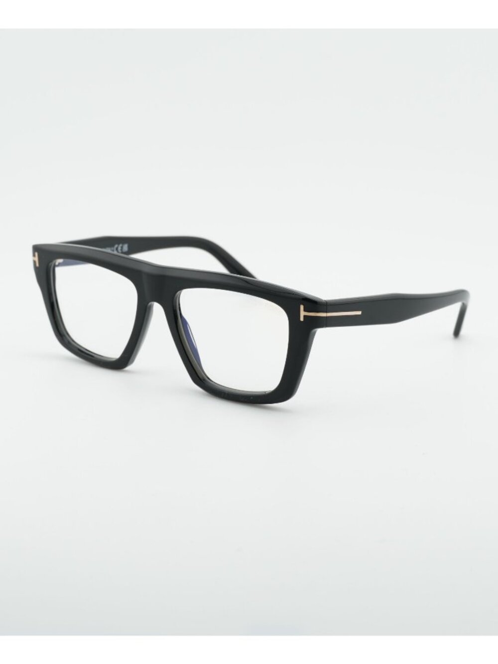 Tom Ford FT6059-B 001 Eyeglasses Black 54mm Square Frame, Blue Light Block